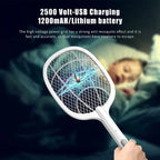 2 in 1 Mosquito Bat Killer Racket