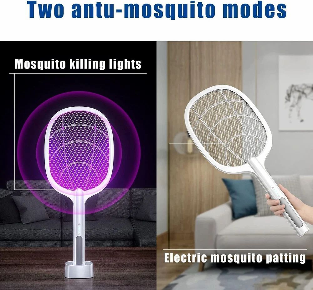 2 in 1 Mosquito Bat Killer Racket