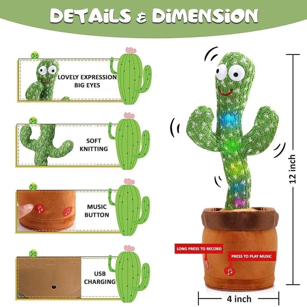 LED Musical Dancing Cactus