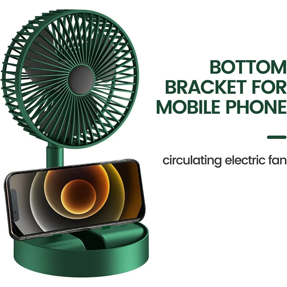 Telescopic Electric Desktop Fan