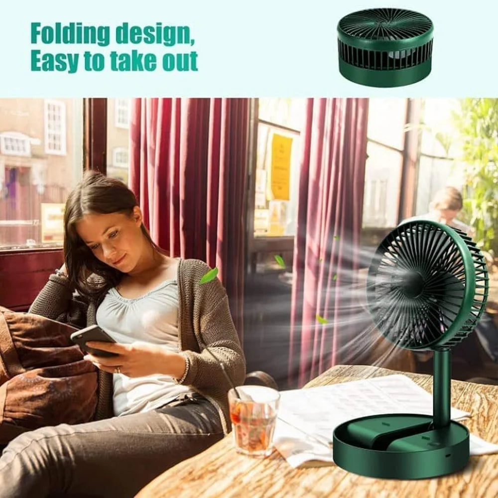 Telescopic Electric Desktop Fan
